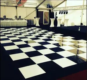 Atacado Impermeável Branco Portátil Casamento Dance Floor Tiles PP Bloqueio Evento Ladrilhos