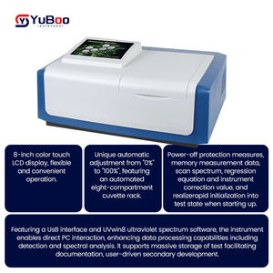 UV-Vis-spectrofotometer voor laboratoriumanalyse met hoge nauwkeurigheid en dubbelstraalontwerp - Product Image 4