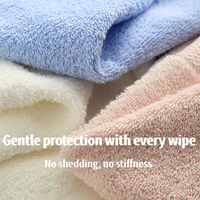 Serviette de toilette Tavelya 100 % coton, hypoallergénique, écologique, douce pour la peau, 35x35cm, 430GSM, épaisse et douce, pour hôtel, spa, luxe