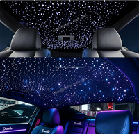 6W Mini 12V Treiber Funkelnde RGBW APP Musik-Synchronisation Auto-Dachhimmel Schlafzimmer Kino Sternenhimmel Glasfaser-Lichtquelle