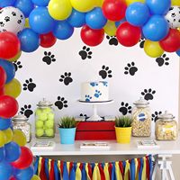 Kit Arche de Ballons Patrouille Canine Dessin Animé – Ballons Globos pour Fête d'Anniversaire Enfants et Baby Shower – Décorations de Fête