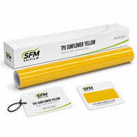 Película Protectora de Pintura (PPF) de TPU Nano con Capa Superior, Autoregenerable, Hidrofóbica, para Autos de Lujo, con Grosor de 7.5mil
