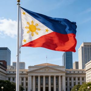 Personnalisez votre bannière des jours fériés nationaux des Philippines, design personnalisé, drapeau des Philippines fabriqué en polyester de haute qualité, impression numérique sur soie. - Product Image 1