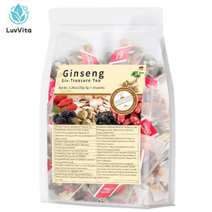 LUVVITA 高麗人参六宝茶-自然派漢方茶 エネルギー管理用 ハラール認証 大人用 30袋入り - Product Image 1