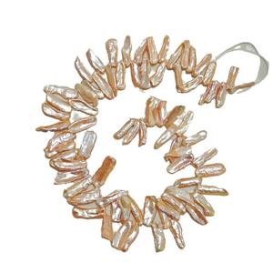 Perlas de Agua Dulce Barrocas de Alta Calidad, 28 Agujeros, Forma de Pétalo, Productos Semielaborados, Perlas Sueltas Blancas para Manualidades - Product Image 5