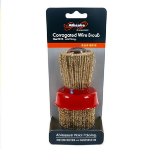 แปรงลวดเหล็กแบบลูกฟูก M14 เครื่องมือขัดสำหรับขัดโลหะ - Product Image 2