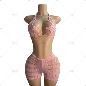 Элитный источник, фабричная Высококачественная экзотическая танцевальная одежда со стразами, экзотические Стриптизерши - Product Image 5