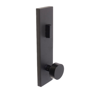 Oferta Especial: Juego de Manija de Puerta de Entrada de Aleación de Zinc Negro Mate con Perilla, Moderno y Seguro para Exteriores - Product Image 6