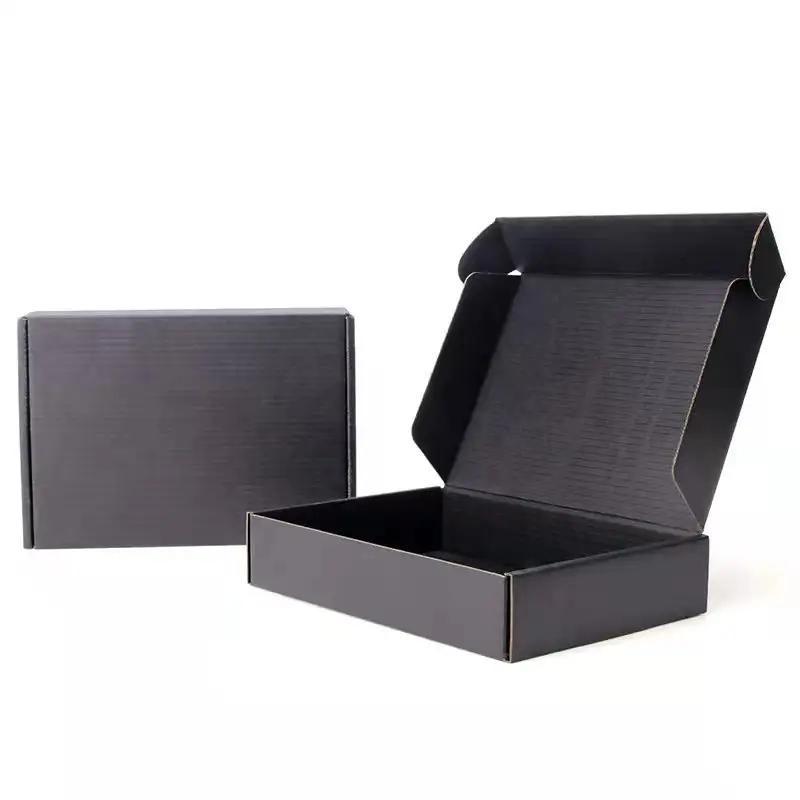 Custom Fancy Design Luxury Best Price Black Packaging Mailer Boxes With Custom Logo Shipping Mailer Boxes Design