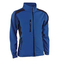 Parka - 894RY XL Aston - Colore: Azzurro - Giacca antivento con fodera in micropile. # Cerniera frontale con - Product Image 2