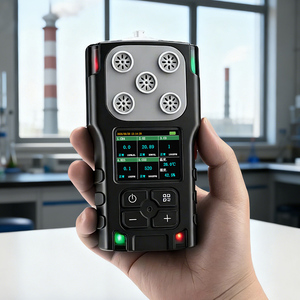 Sensor de CO2 NDIR 4G WiFi Detector de Gás <span class=keywords><strong>5</strong></span> em 1 com Bomba de Sucção Difusão Analisador de Gás Portátil para Indústria CH4 O2 CO H2S CO2 - Product Image 1