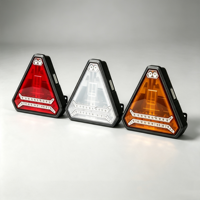 Feux arrière LED multifonctionnels E9 pour camion, avec feux de freinage, de recul, réflecteur, antibrouillard, feux arrière de remorque, triangulaires