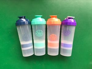 500ml 3-in-1 nhựa Spider protein cho Shaker chai với hai bột lưu trữ ly và ngăn cho drinkware - Product Image 6