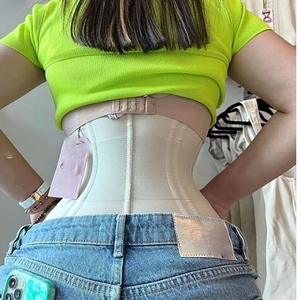 Trainer per cintura in vita doppia compressione BBL Fajas Colombian OEM Body Shaper guaina per il controllo della pancia dimagrante modellina pancia piatta - Product Image 2