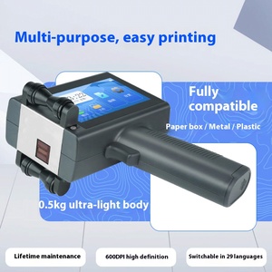 Waisu Cầm Tay Phẳng Máy In Ngày Mã Hóa Máy In Phun Đánh Dấu Máy 1-Năm Bảo Hành Nhanh Khô Kim Loại Của Nhãn Hiệu Hàng Loạt Màn Hình Máy In - Product Image 5