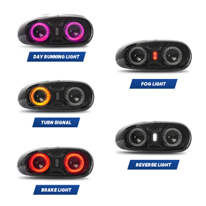 HCMOTIONZ Luces trasera LED para <span class=keywords><strong>Mazda</strong></span> MX-5 <span class=keywords><strong>NC</strong></span> 2008-2015 RGB Arranque Animación DRL Plug & Play Coche Lámparas traseras Asamblea - Product Image 4