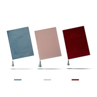 Agenda de mariage A5 2026, carnet de notes en velours à couverture rigide pour fiançailles, anniversaire, fête
