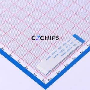 JS05B-24P-050-3-4 FFC Cable (Flexible Flat Cable) P=0.5mm Connector 24P 0.5mm 0.3mm Reverse - Product Image 1