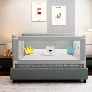Sponda <span class=keywords><strong>Letto</strong></span> Regolabile in Metallo Anti-Caduta, Barriera Laterale per <span class=keywords><strong>Letto</strong></span>, Sponda di Sicurezza per Bambini Regolabile Verticalmente - Product Image 1