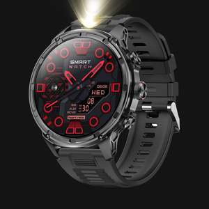 นาฬิกาสมาร์ทวอทช์ผู้ชายสำหรับกิจกรรมกลางแจ้ง รุ่น <span class=keywords><strong>V99</strong></span> สายโลหะ หน้าจอ 1.85 นิ้ว ชิป RTL8773E ไฟฉาย หน้าปัดปรับแต่งได้ โทรออกได้ ติดตามสุขภาพ - Product Image 6