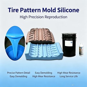 <span class=keywords><strong>Silicone</strong></span> liquide de type condensation pour le moulage de motifs de pneus, caoutchouc de <span class=keywords><strong>silicone</strong></span> <span class=keywords><strong>anti</strong></span>-âge à haute reproduction - Product Image 1