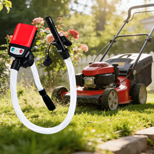 Pompe de transfert de carburant semi-automatique alimentée par batterie DC/USB, 4 adaptateurs, 3,8 GPM, basse pression, OEM 5V/12V, industrie automobile, 1 an - Product Image 6