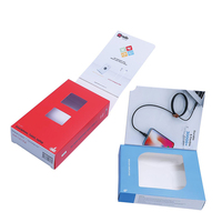 Vente en gros d'emballages électroniques, câble de données, chargeur de téléphone, boîte d'emballage personnalisée en papier pour câble USB