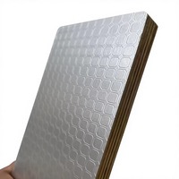 Panel Decorativo de Madera Contrachapada Recubierta de Aluminio con Diseño Moderno, Textura Metálica para Paredes Decorativas y Decoración de Interiores