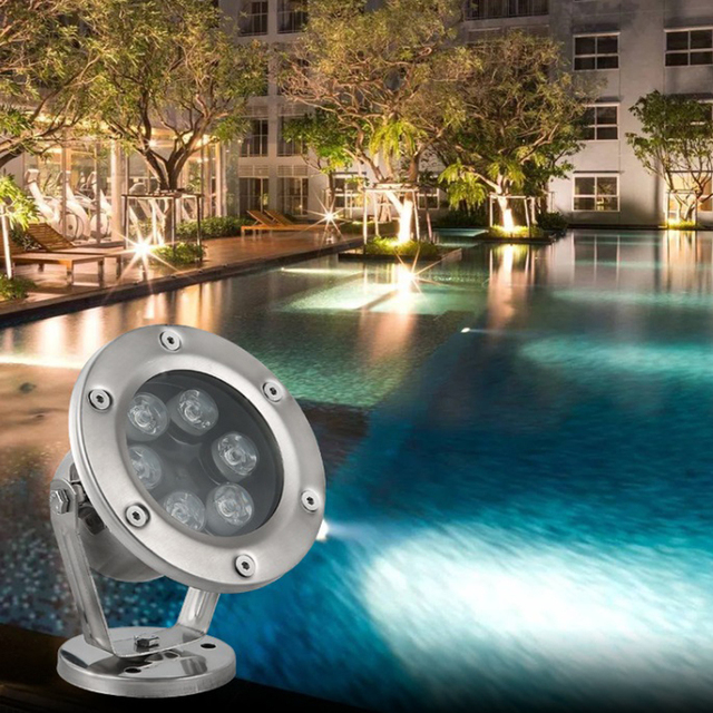 Hairolux Underwater Lamp Professional Stainless Steel RGB IP68 Underwater 3W 7W 9W Pool Lights