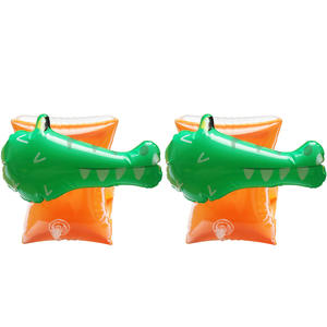 Flotadores inflables de dibujos animados para niños, juguetes para piscina y playa, piña, cereza, flamenco, cangrejo, tiburón, unicornio, flotadores de seguridad acuática - Product Image 5