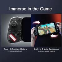Manette de jeu mobile sans fil Gamesir X5S avec connectivité tri-mode, design léger, vibration HD pour Switch 2 Android IOS