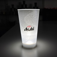 Gobelets lumineux à LED personnalisés avec logo, activés par le liquide, différents styles