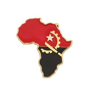 Broche de Solapa de Metal con Mapa de África, Diseño Creativo y Personalizado, con Angola, Ghana, Kenia, Ideal como Souvenir - Product Image 6