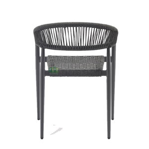 (E7071R) <span class=keywords><strong>Fauteuil</strong></span> de jardin en <span class=keywords><strong>aluminium</strong></span> et corde, style design moderne - Product Image 5