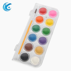 Ensemble de peinture <span class=keywords><strong>aquarelle</strong></span> pour enfants en vrac Peinture <span class=keywords><strong>aquarelle</strong></span> lavable en 12 couleurs Idéal amusant et outil d'apprentissage pour K - Product Image 2