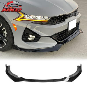 Para Kia K5 2021-2024 GT-Line Sedán PP 3 Piezas Alerón Delantero para Parachoques Negro Brillante Kit de Carrocería de Alta Calidad - Product Image 1