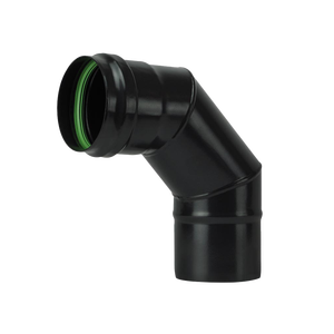 Coude 90 ° pour poêles à granulés 'LIGHT' raccord de tuyau en PVC acier au carbone PN16 ASTM 80mm diamètre 50mm 25mm 20mm connecteurs ASTM - Product Image 1