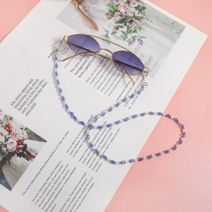 Chaîne de lunettes perlée multicolore en acrylique légère, chaîne de masque, cordon pour lunettes de soleil, collection Printemps 2023, origine Jinhua - Product Image 2