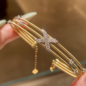อาซูโอ รีอัล 18K ทองคำแท้ เพชรที่ปลูกในห้องปฏิบัติการ ชุดเครื่องประดับวินเทจ แหวนและกำไลข้อมือ ของขวัญแต่งงาน ของขวัญวันเกิดสำหรับผู้หญิง งานเลี้ยงวันเกิด - Product Image 4