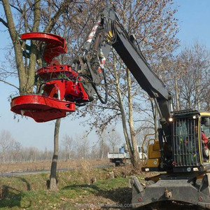 Excavator with Felling Shears <strong>Hydraulic</strong> Stubble Leveler High Efficiency Hedge Trimmer Tree Shears - Product Image 2