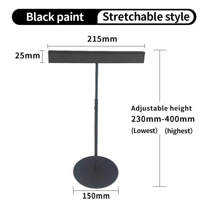 Base ronde - peinture cuite noire