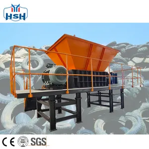 Hot Sell Scrap Tire Shredders Tyre Recycling Equipment Used Tire Crusher Machine