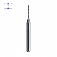 Forets métriques micro-flûte 0,03-3 mm en carbure de tungstène à pointe fendue pour droitiers, pour perçage de l'acier inoxydable, routeur CNC, norme ISO