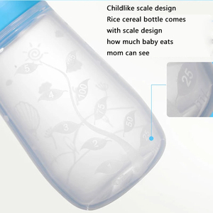 Bouteille cuillère à multi-usage en Silicone, ustensile pour bébé riz céréales 125ML 5oz à presser, pour les complément d'alimentation de bébé - Product Image 2