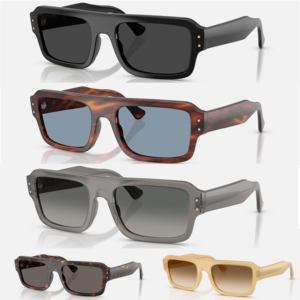 Gafas de Sol con Marco Cuadrado Gris Degradado, Protección UV400, Unisex, Modernas, Sencillas, Elegantes y Versátiles 2025 - Product Image 6