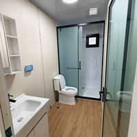 Maison préfabriquée extensible en acier à double paroi de 20 à 40 pieds avec cuisine et chambre pour villa et bureau à domicile