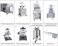 Machine de fabrication de parfum d'entrée de gamme, machine de filtration de parfum, réservoir mélangeur, ligne de remplissage et d'emballage d'huile parfumée