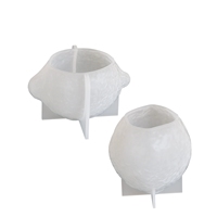 Moule en silicone 3D au citron pour gâteau au savon, mousse au chocolat, bougie de cuisson pour aliments faits maison emballés dans un sac