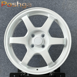 ล้อแม็กซ์สีขาว Liantas 4x100 4x114.3 5X100 5X108 5x114.3 5X112 ขนาด <span class=keywords><strong>15</strong></span> 16 17 18 นิ้ว รุ่น <span class=keywords><strong>TE37</strong></span> สำหรับรถยนต์นั่งส่วนบุคคล - Product Image 3