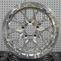 Jantes forgées Dustom pour la course de dragster, pour Ford Mustang, Chevrolet Camaro 6x5. 5 roues en aluminium 6061T6 Chevrolet de 18, 19 et 20 pouces usinées CNC